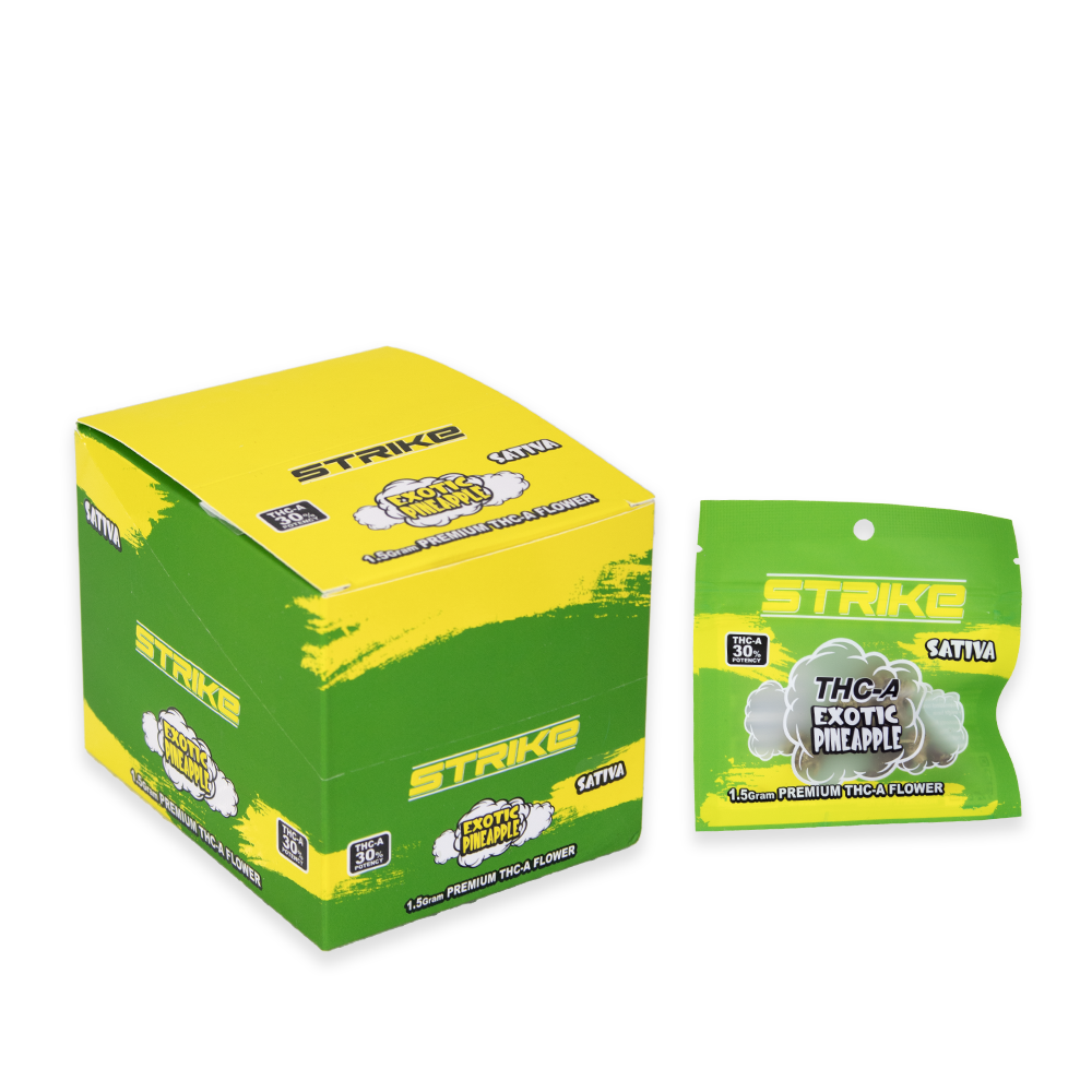 STRIKE DIAMOND THCA 1.5G FLOWER SATIVA - EXOTIC PINEAPPLE