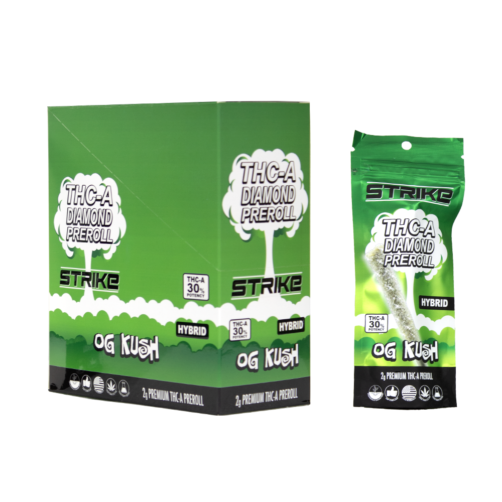 STRIKE DIAMOND 2G PRE ROLL HYBRID - OG KUSH