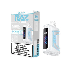 RAZ 5% NIC 9000PUFFS DISPOSABLE - CLEAR