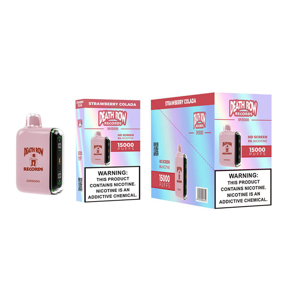 DEATHROW 5% NIC 15000 PUFFS DISPOSABLE - STRAW COLADA