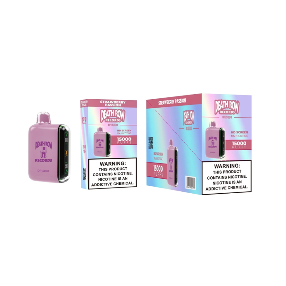 DEATHROW 5% NIC 15000 PUFFS DISPOSABLE - STRAW PASSION