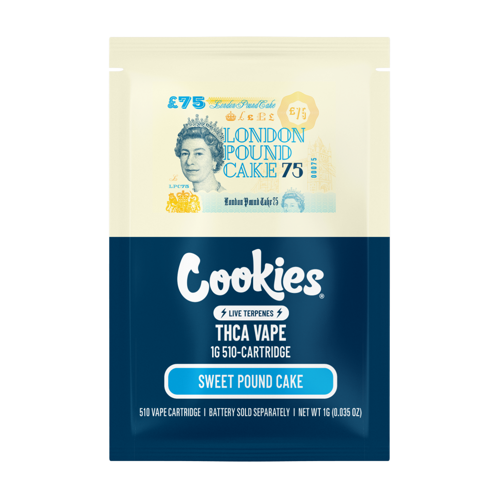 COOKIES THCA/D9 SIGNATURE BLEND 10CT 1000MG GUMMIES - LONDON POUND CAKE