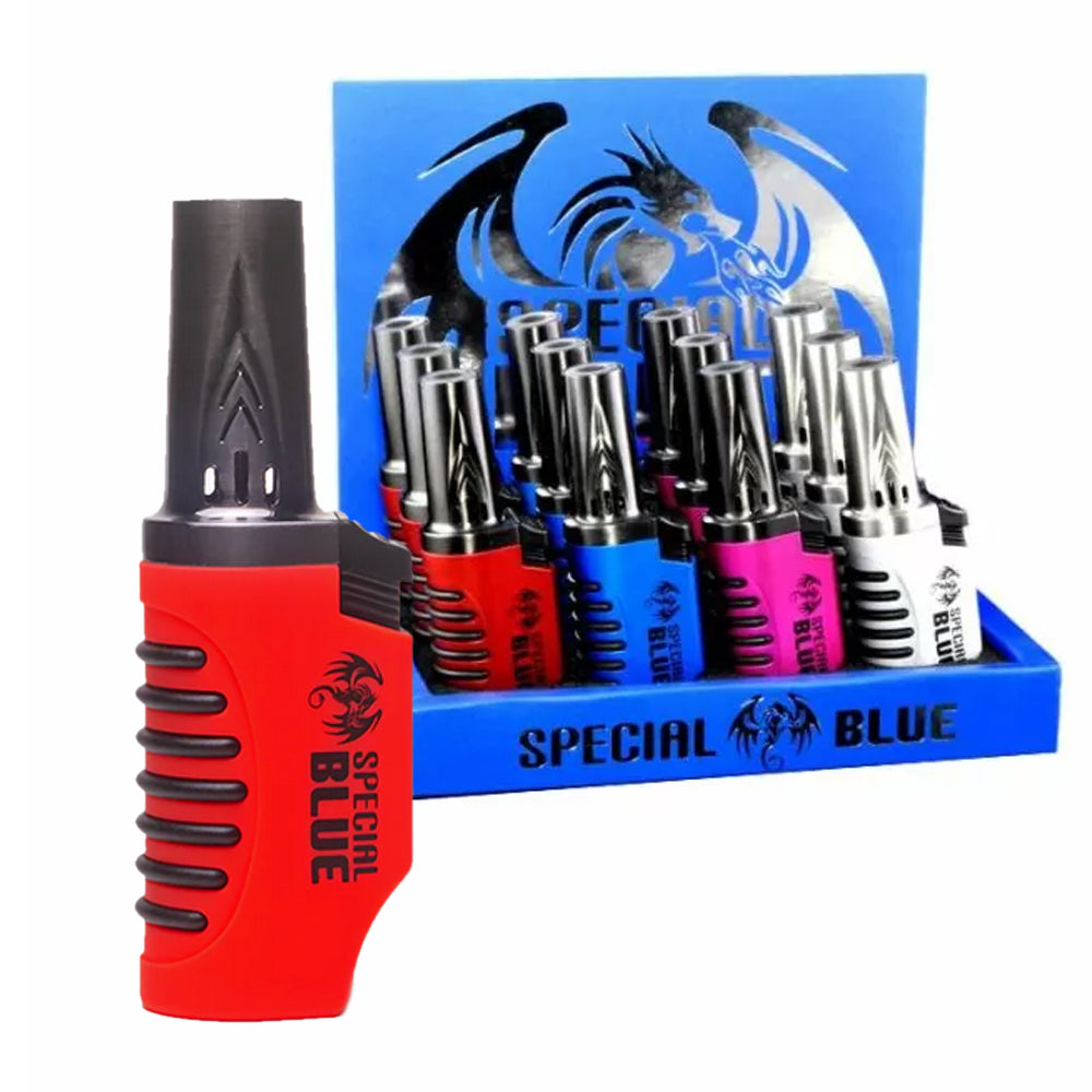 SPECIAL BLUE MOD RUBBER TORCH DISPLAY - 12CT DISPLAY