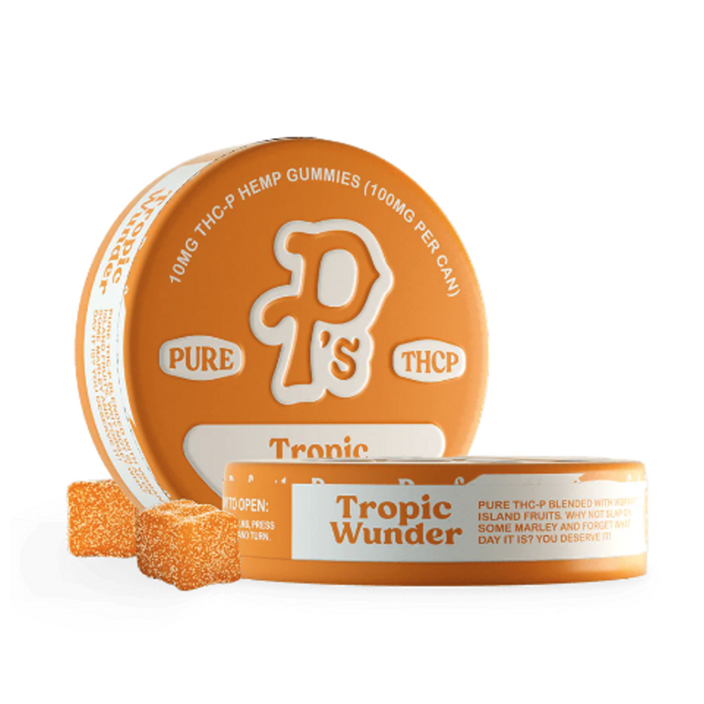 PERFECTLY PURE P'S THCP 100MG GUMMIES - TROPIC WUNDER