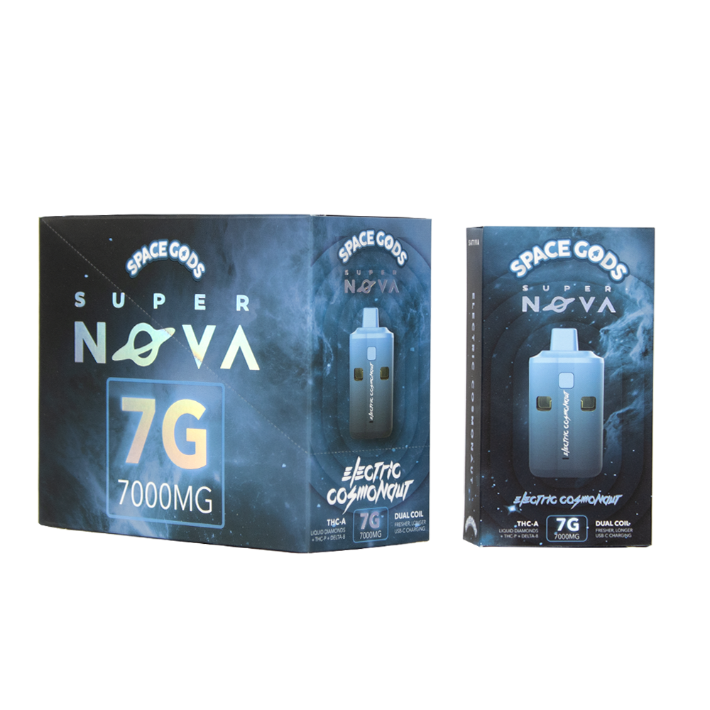 SPACE GODS THCA/THCP/D8 7000MG DISPOSABLE - ELECTRIC COSMONAUT