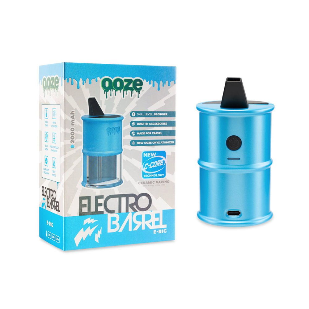 OOZE ELECTRO BARREL DAB RIG - BLUE
