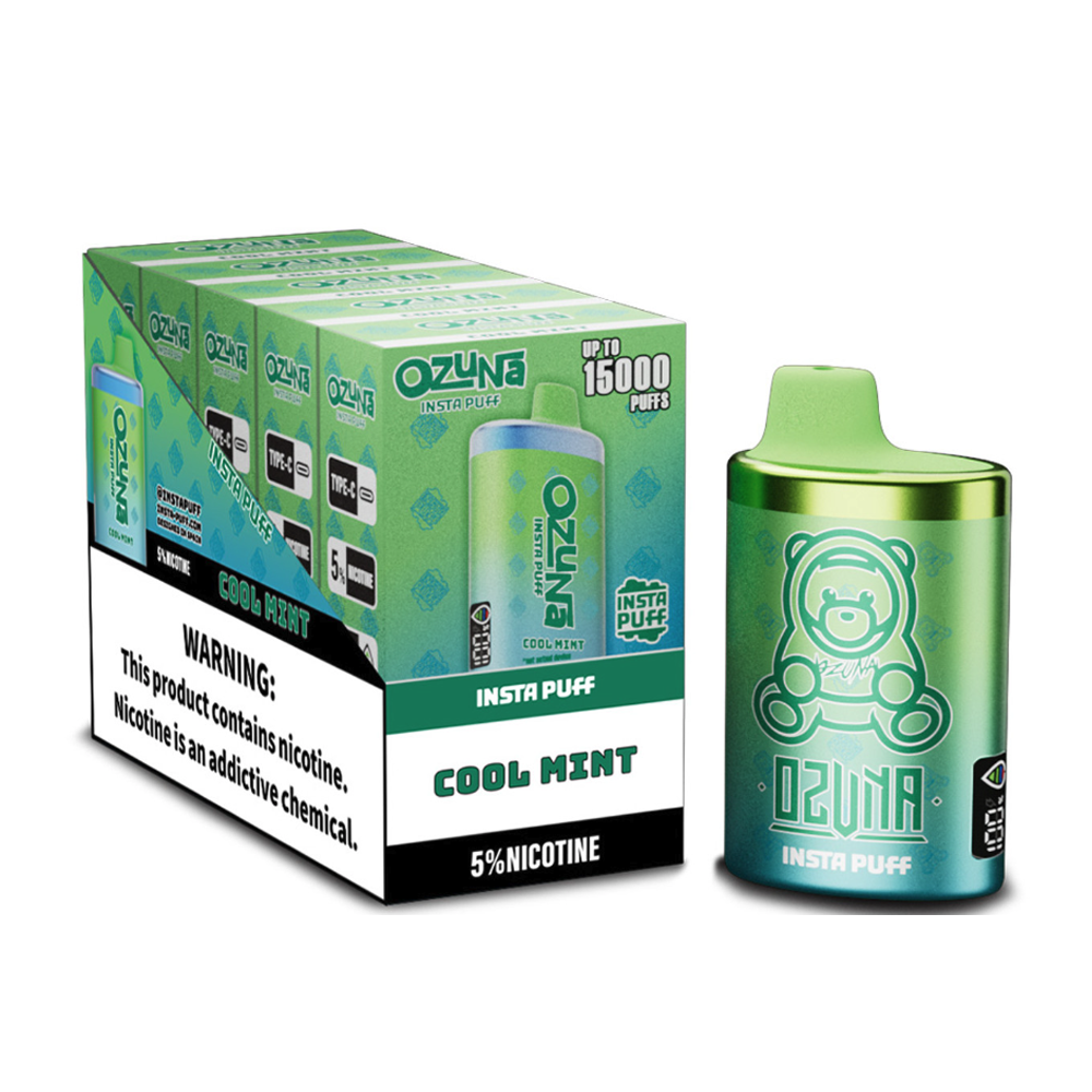 OZUNA INSTA 5% NIC 15000PUFFS DISPOSABLE -COOL MINT