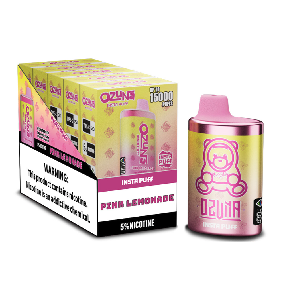 OZUNA INSTA 5% NIC 15000PUFFS DISPOSABLE - PINK LEMONADE