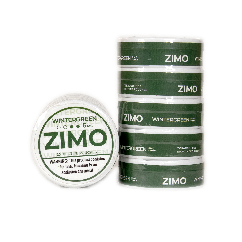 ZIMO NICOTINE 6MG POUCHES - WINTERGREEN