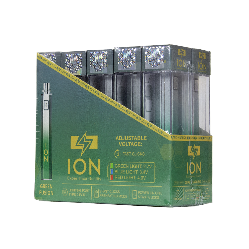 ION 1100 mAH BATTERY- GREEN FUSION