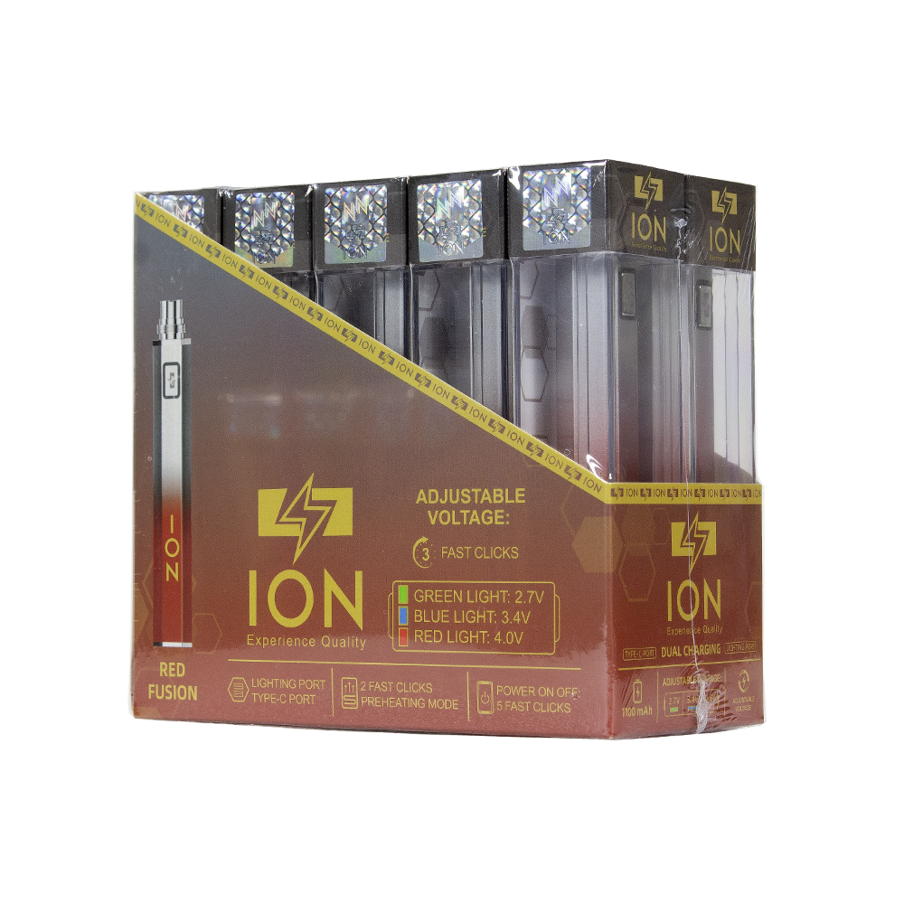 ION 1100 mAH BATTERY- RED FUSION