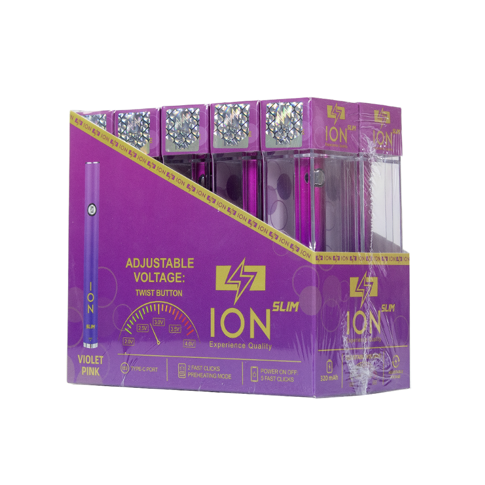 ION 320 mAH SLIM BATTERY- VIOLET PINK