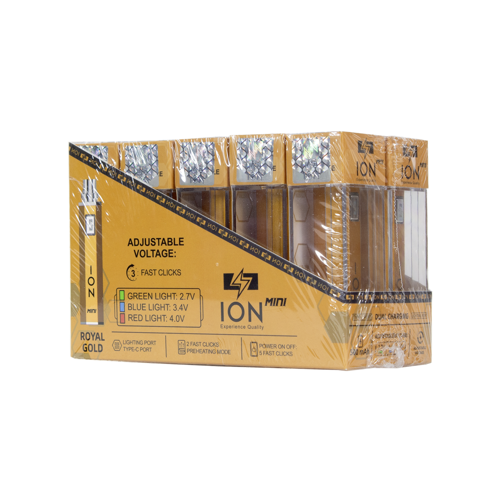 ION 500 mAH MINI BATTERY- ROYAL GOLD