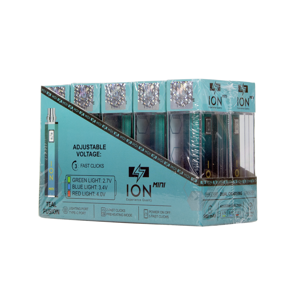 ION 500 mAH MINI BATTERY- TEAL FUSION