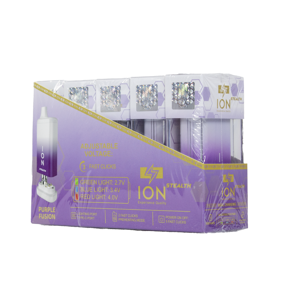 ION STEALTH 650 mAH BATTERY - PURPLE FUSION