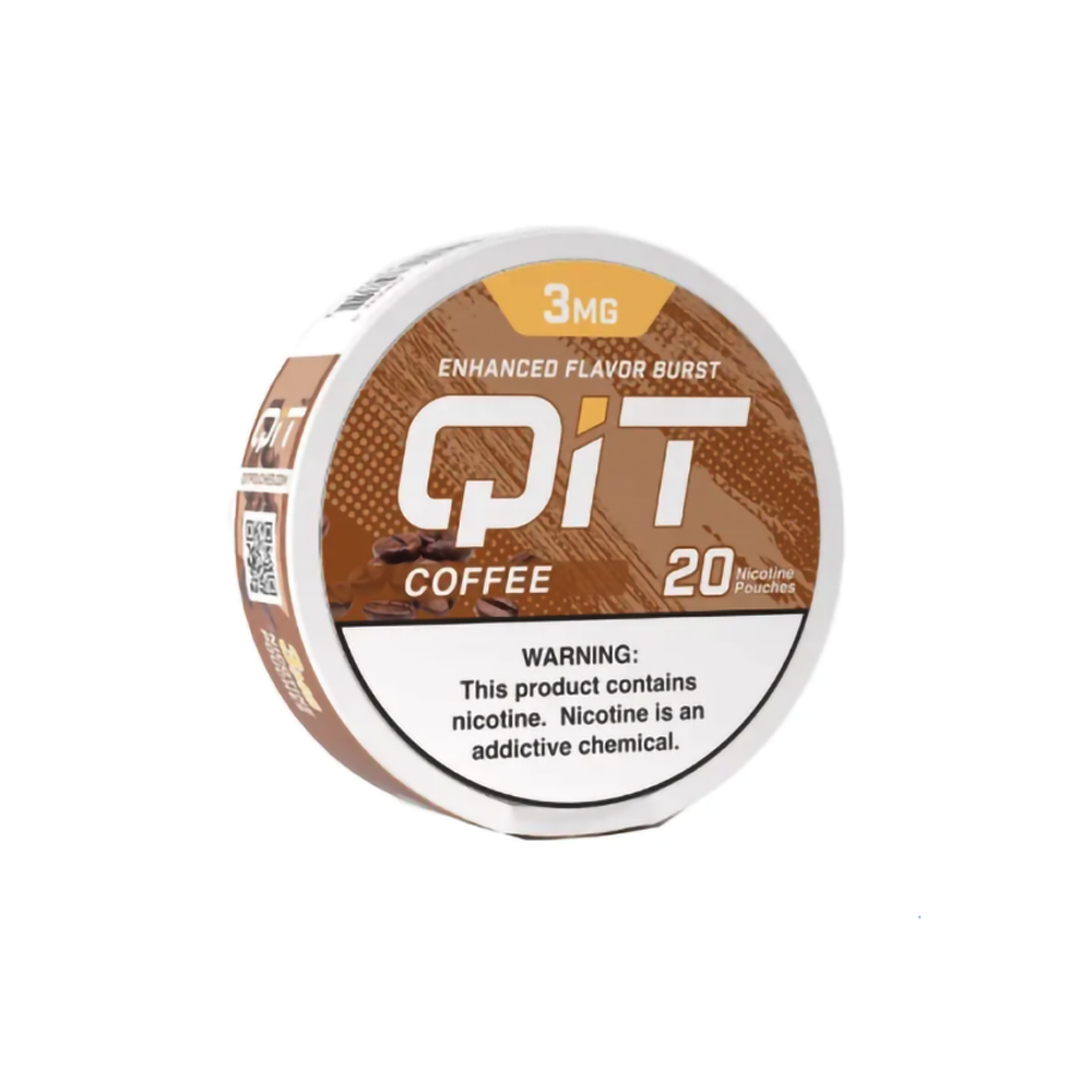 QIT NICOTINE 3MG POUCHES - COFFEE