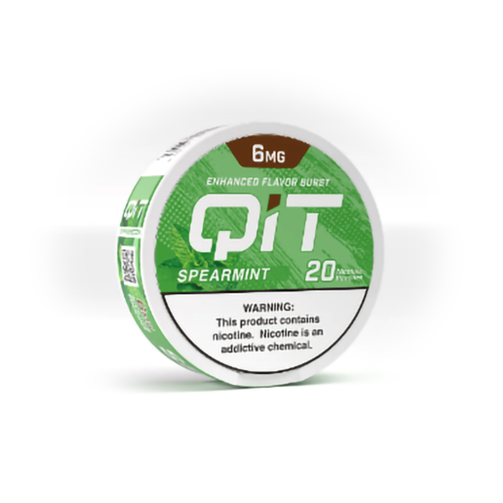 QIT NICOTINE 6MG POUCHES - SPEARMINT