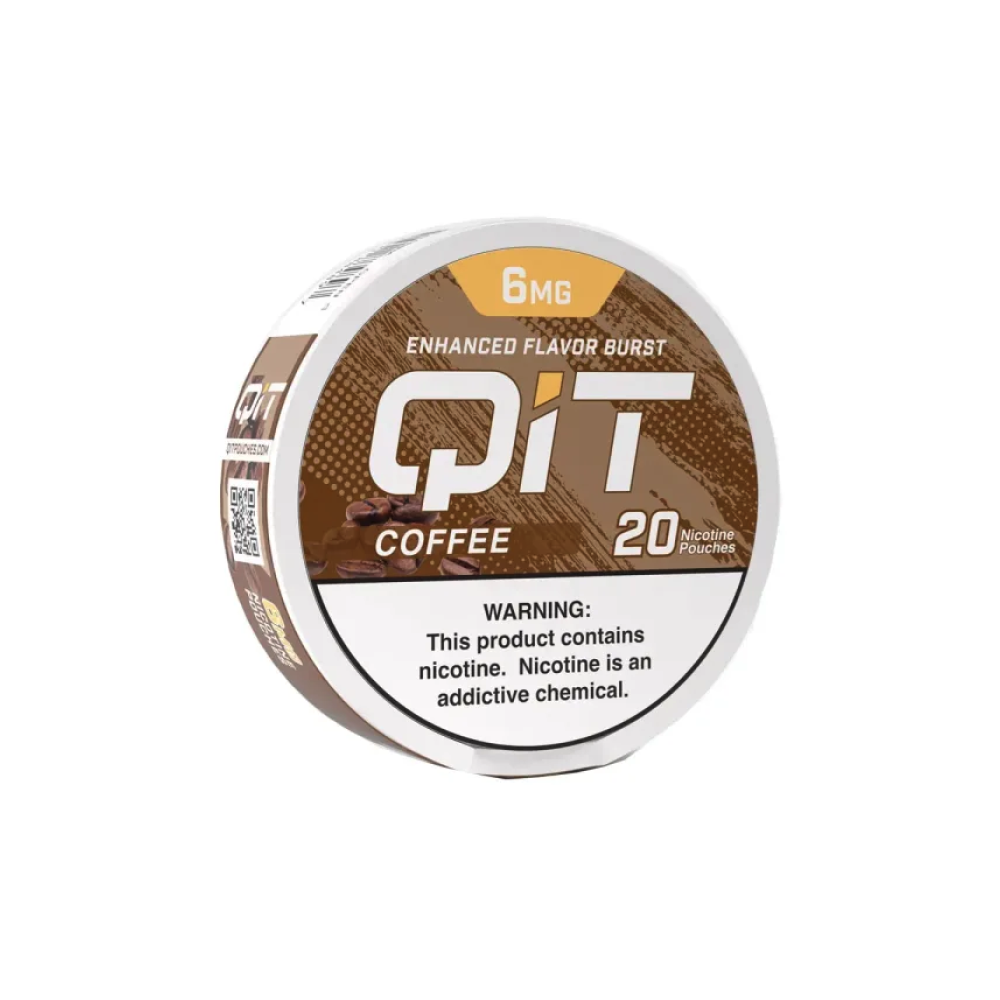 QIT NICOTINE 6MG POUCHES - COFFEE
