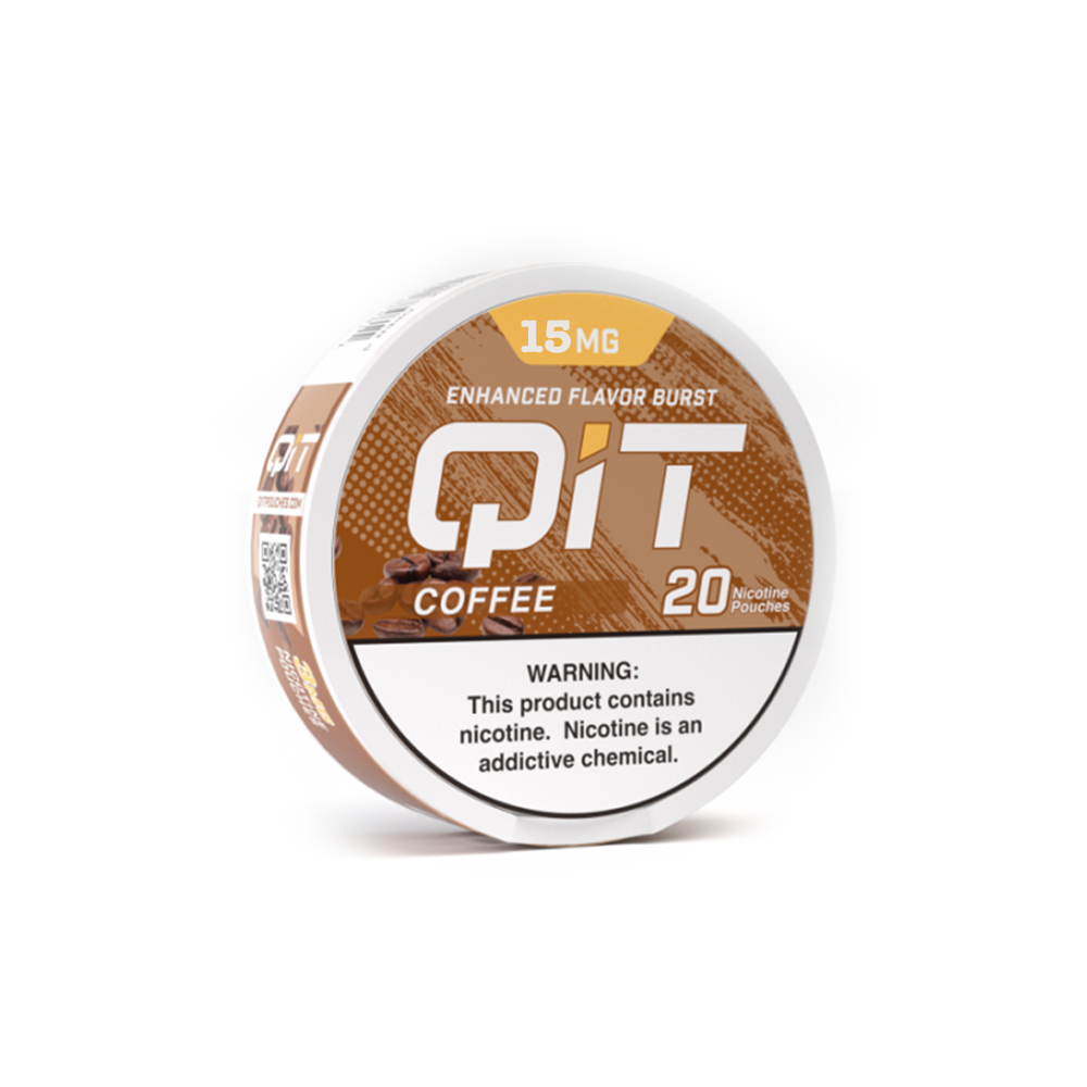 QIT NICOTINE 15MG POUCHES - COFFEE