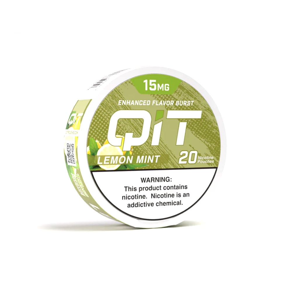 QIT NICOTINE 15MG POUCHES - LEMON MINT