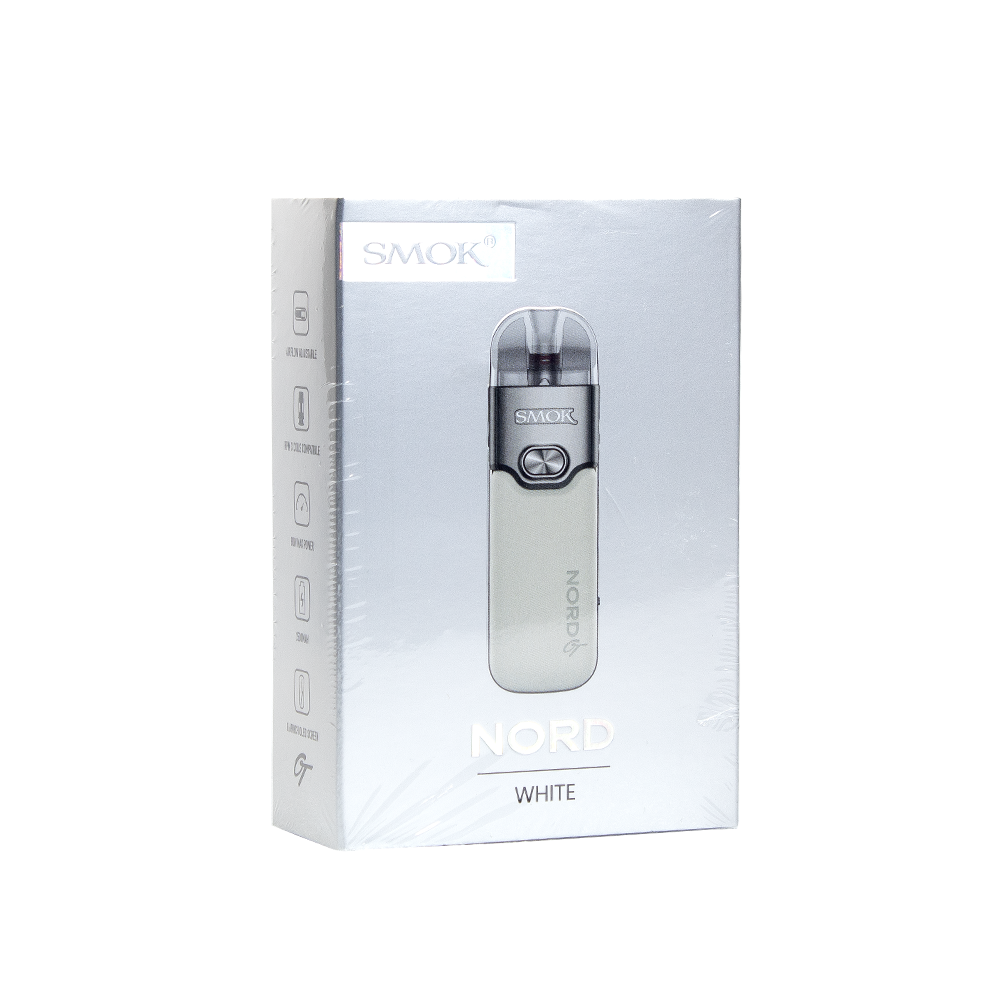 SMOK NORD GT 2500mAh STARTER KIT W/ 5ML REFILLABLE POD - LEATHER/ WHITE