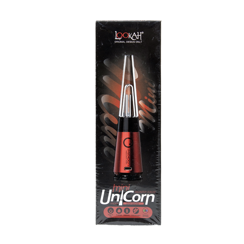 LOOKAH MINI UNICORN 950 mAh DAB RIG VAPORIZER - RED