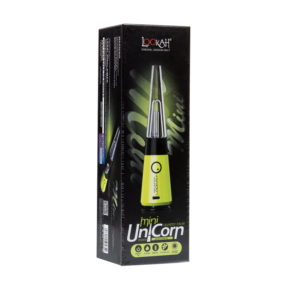 LOOKAH MINI UNICORN 950 mAh DAB RIG VAPORIZER - YELLOW