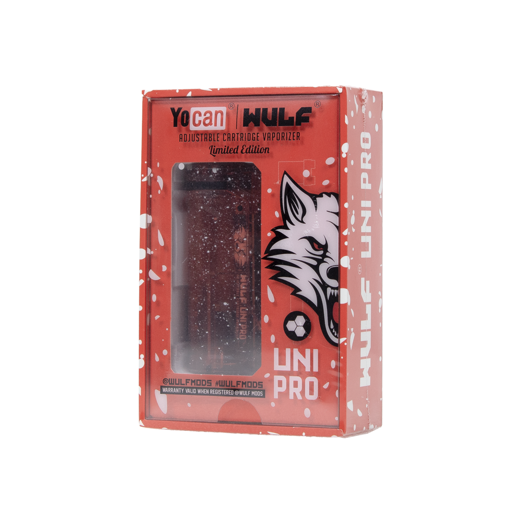 YOCAN X WULF UNI PRO X RAY SERIES 650 mAh VV ADJUSTABLE CARTRIDGE - CRIMSON