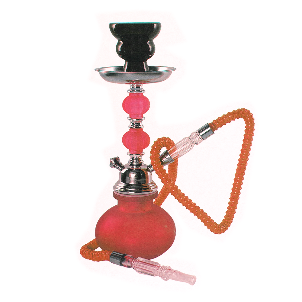 ZEBRA X1 NEON 2-HOSES HOOKAH - RED