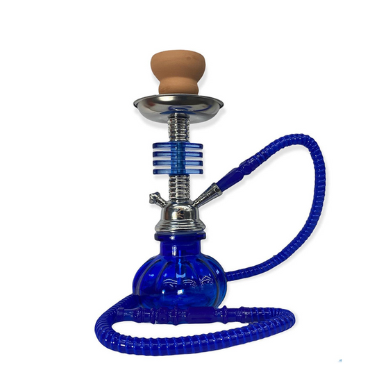 ZEBRA OMAR 2-HOSES PUMPKIN HOOKAH - ASSORTED