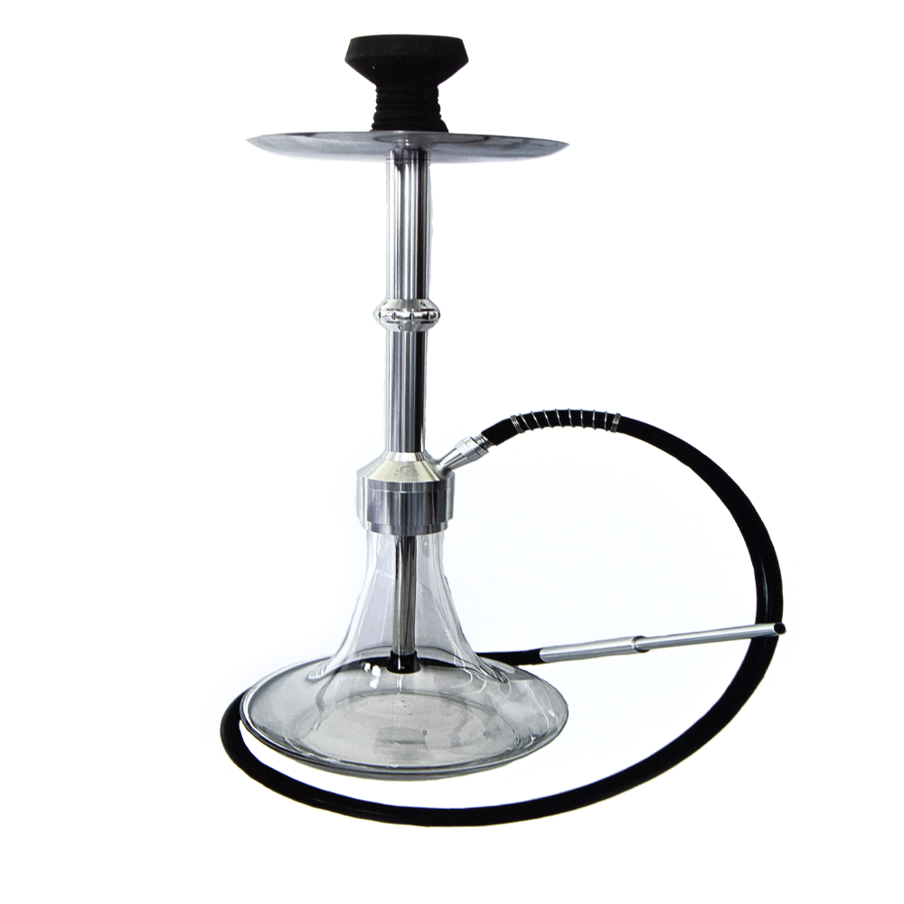 AL MALAKI KING ALEXANDER HOOKAH W/ LEATHER CASE - BLACK