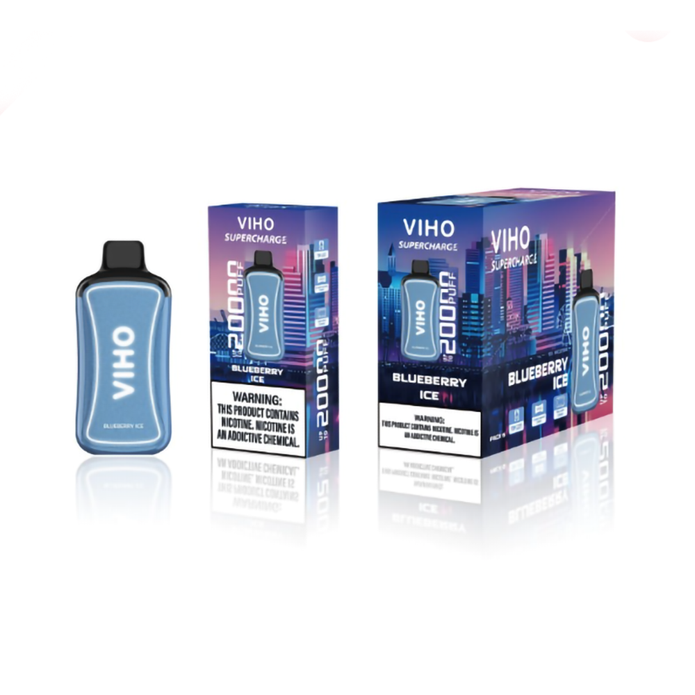 VIHO SUPERCHARGE 5% NIC 20000PUFFS DISPOSABLE - BLUEBERRY ICE