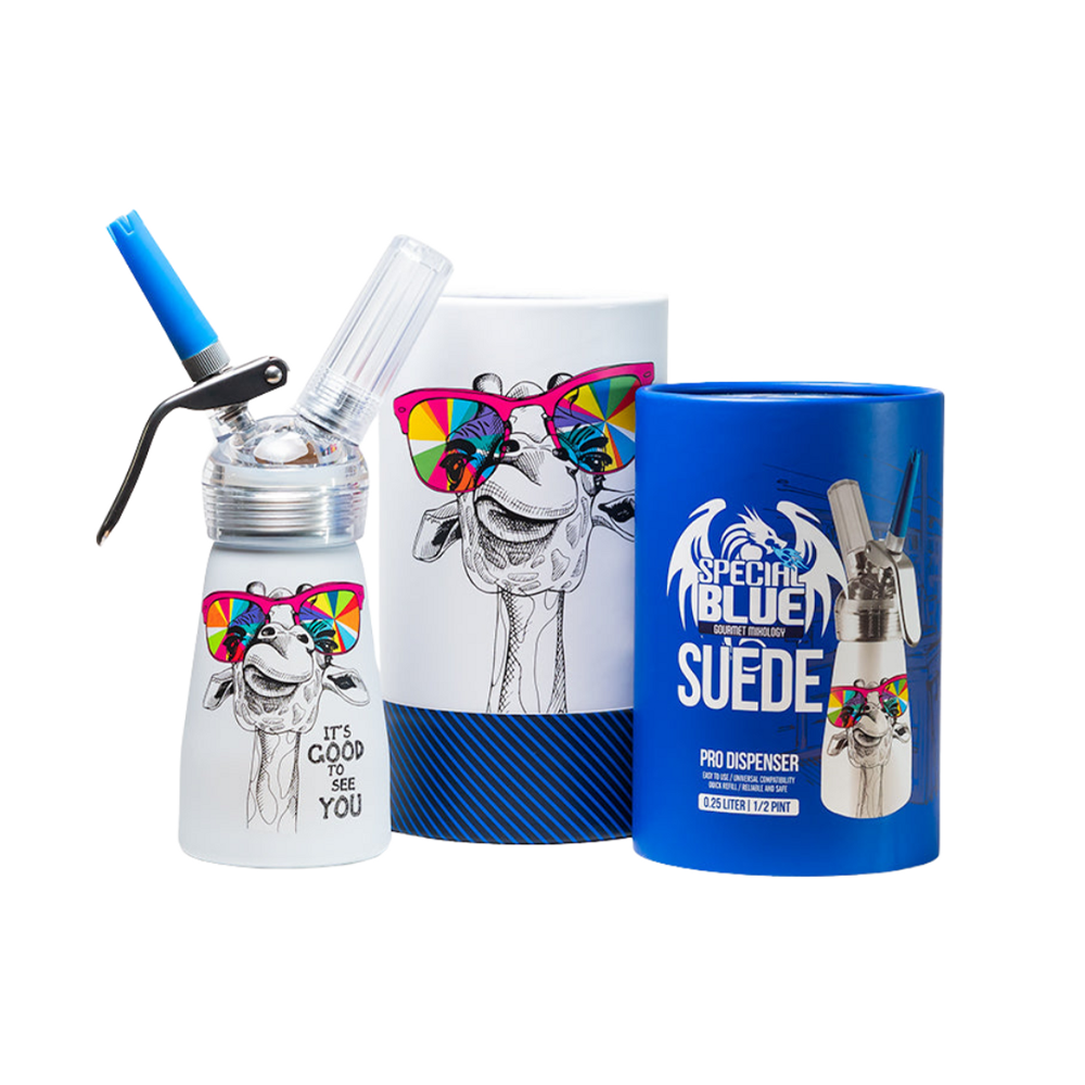 SPECIAL BLUE 1/2 PINT PLASTIC HEAD PRO DISPENSER - GIRAFFE
