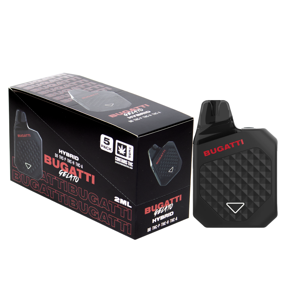 BUGATTI D8/THCP/THCHH/THCA 2ML DISPOSABLE HYBRID - GELATO
