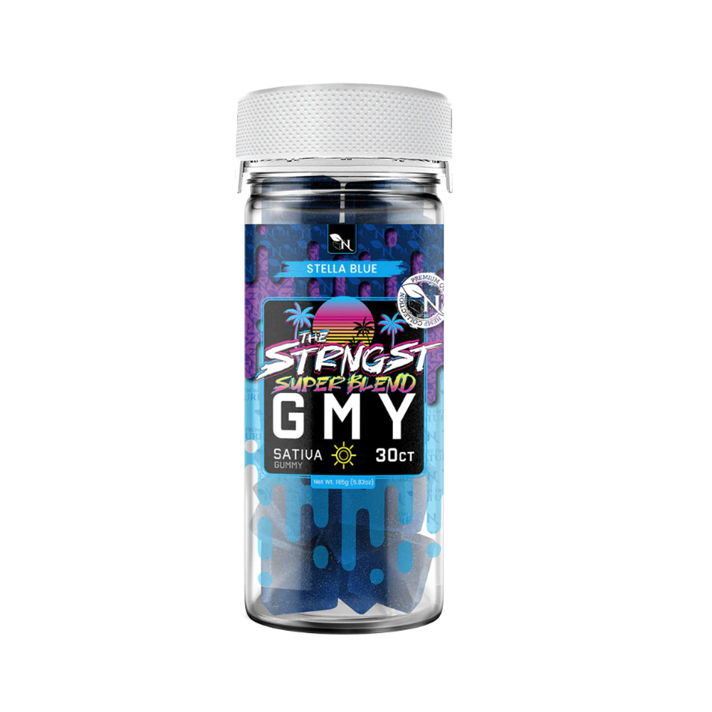 AGFN THE STRONGEST SUPER BLEND GMY GUMMIES SATIVA - STELLA BLUE
