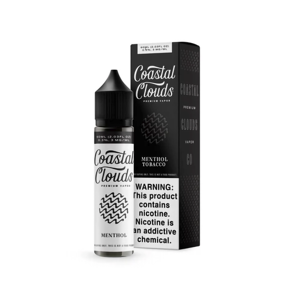 COASTAL CLOUDS 60ML JUICE 3MG - MENTHOL TOBACCO