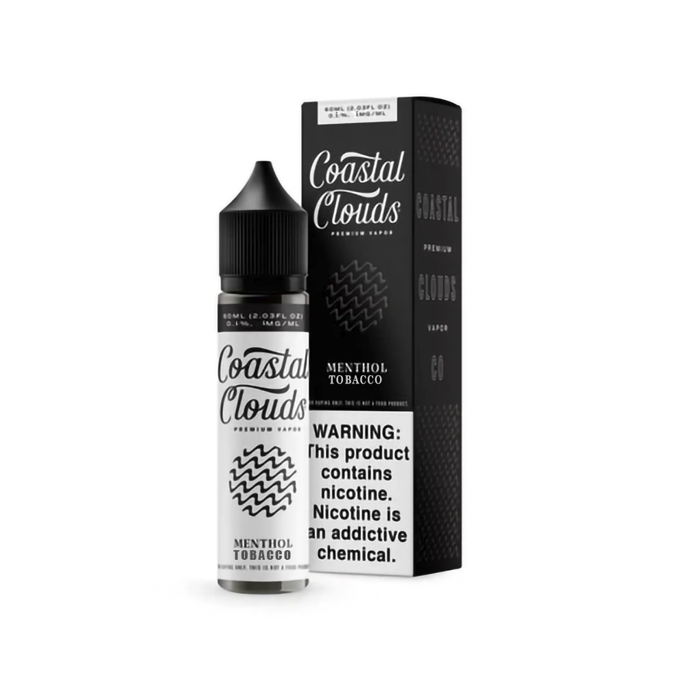 COASTAL CLOUDS 60ML JUICE 6MG - MENTHOL TOBACCO
