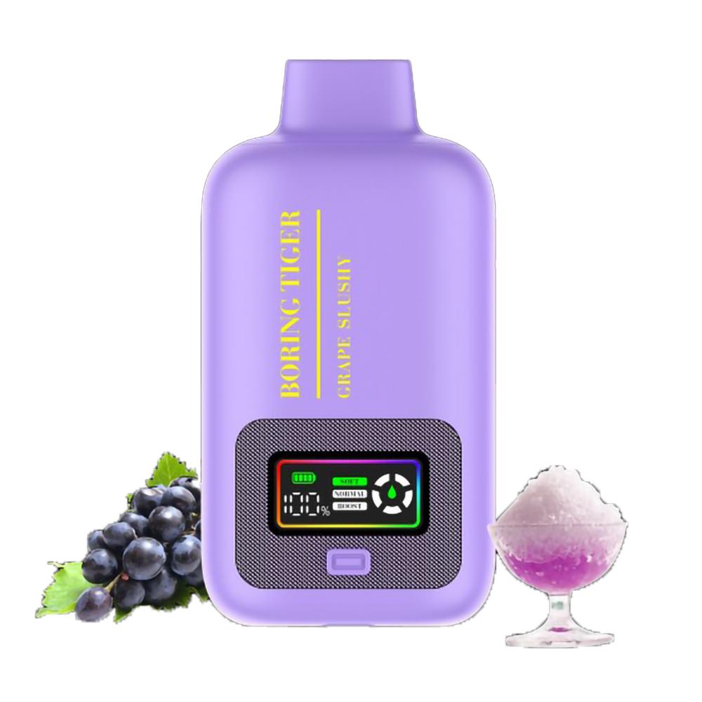 BORING TIGER 5% 25000PUFF DISPOSABLE - GRAPE SLUSHY