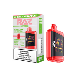 RAZ 5% 25000PUFF DISPOSABLE- CHERRY STRAPPLE