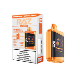 RAZ 5% 25000PUFF DISPOSABLE- STRAW ORANGE TANG