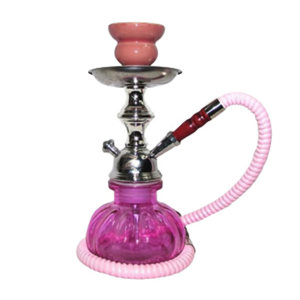 ZEBRA X2 1HOSE PUMPKIN HOOKAH - PINK