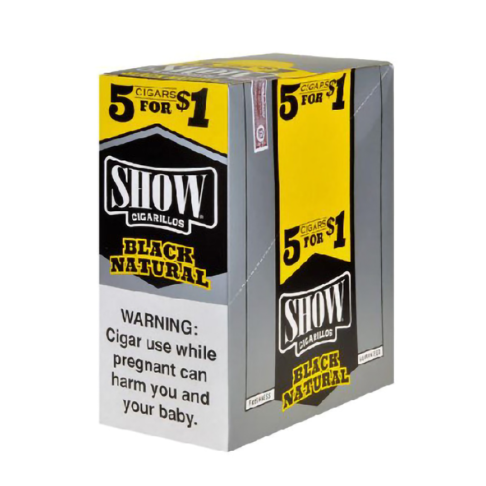 SHOW 5PK 5/$1- BLACK NATURAL