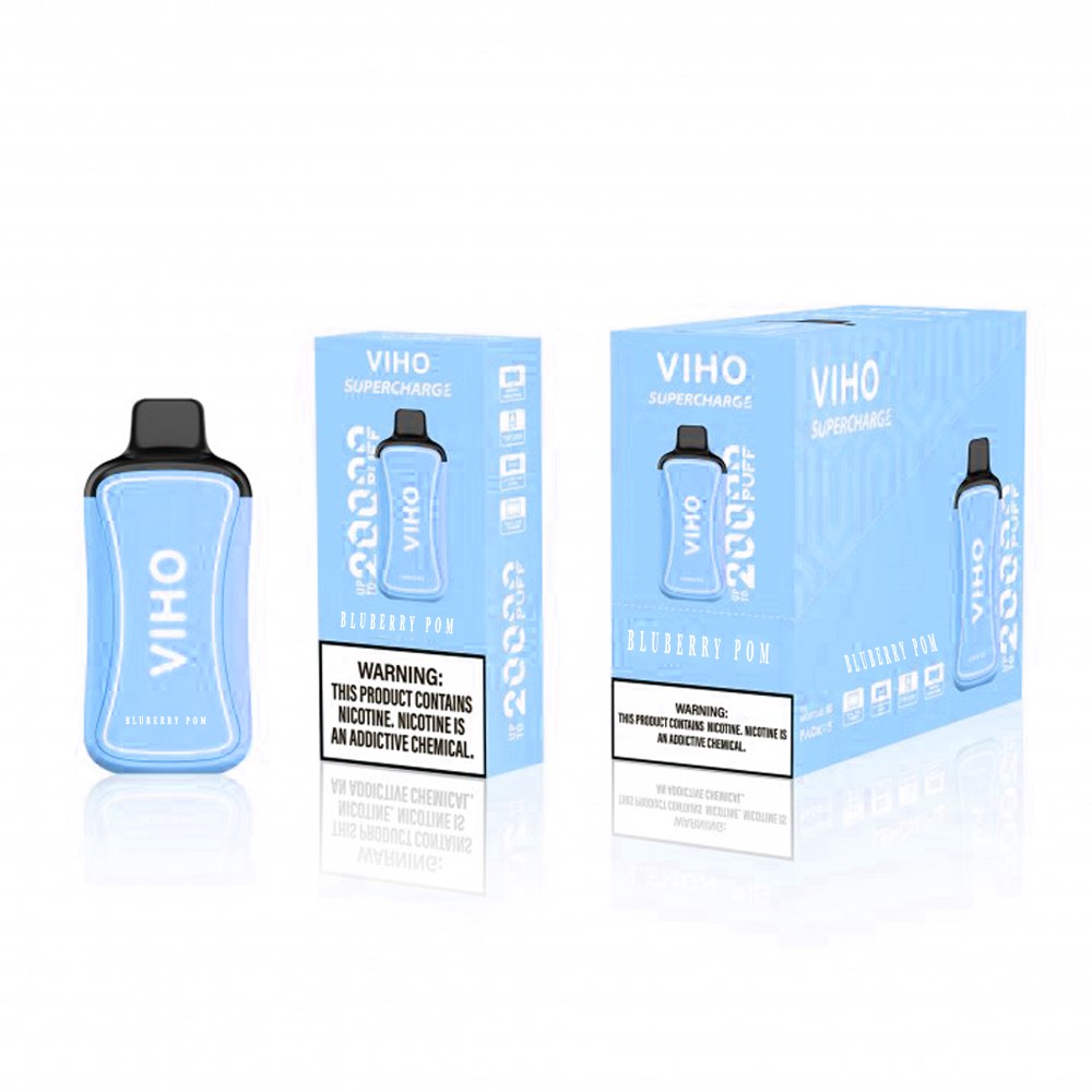 VIHO SUPERCHARGE 5% NIC 20000PUFFS DISPOSABLE - BLUEBERRY POM