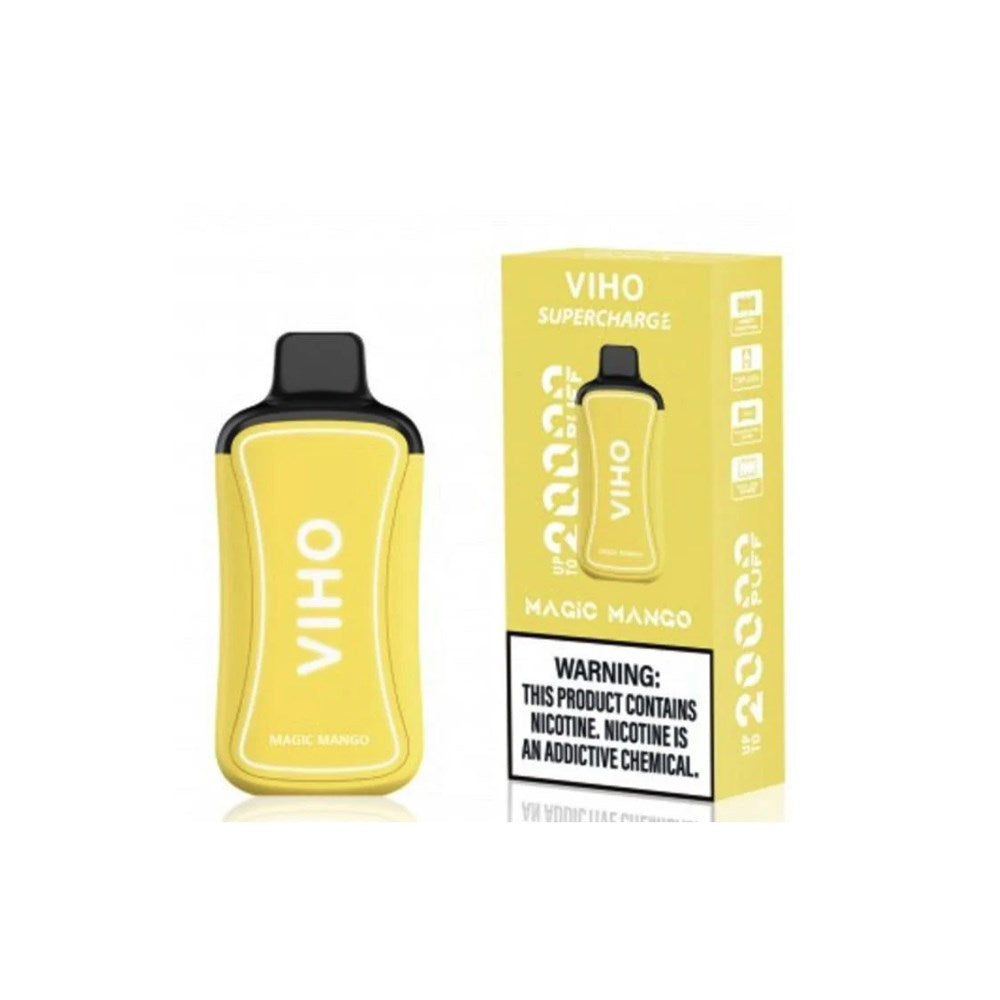 VIHO SUPERCHARGE 5% NIC 20000PUFFS DISPOSABLE - MAGIC MANGO