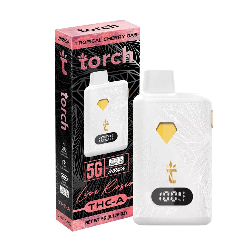 TORCH LIVE ROSIN THCA 5G INDICA - TROPICAL CHERRY GAS