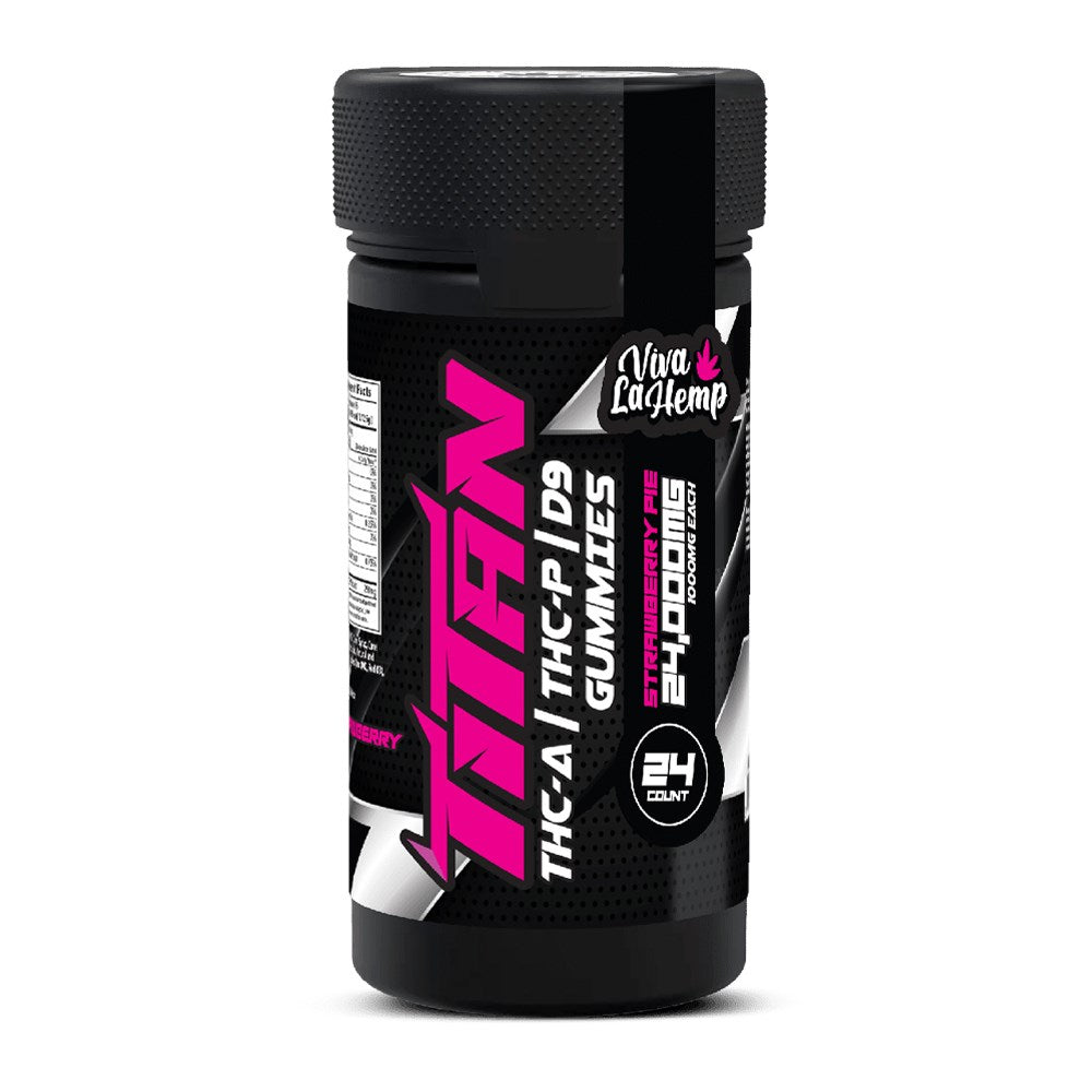 VIVA LA HEMP THCA 24000MG TITAN 24CTS GUMMIES - STRAW PIE