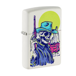 ZIPPO 214 COWBOY SKULL DESIGN LIGHTER