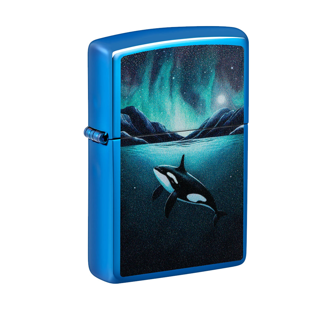 ZIPPO 20446 WHALE DESIGN LIGHTER