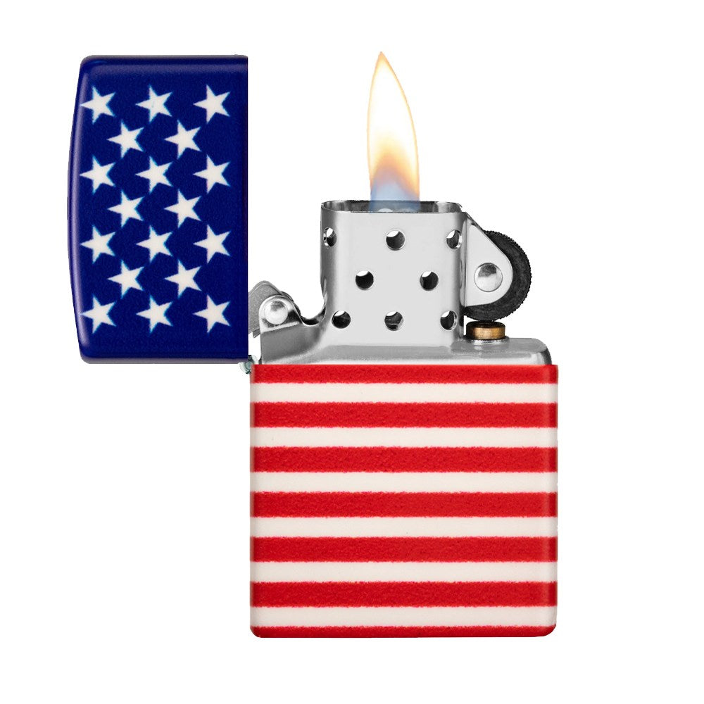ZIPPO 49352 STARS & STRIPES FLAG DESIGN LIGHTER