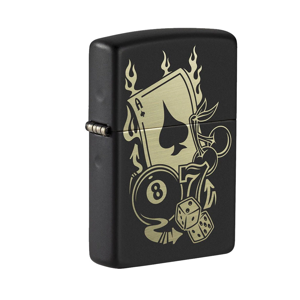 ZIPPO 218 GAMBLING DESIGN LIGHTER